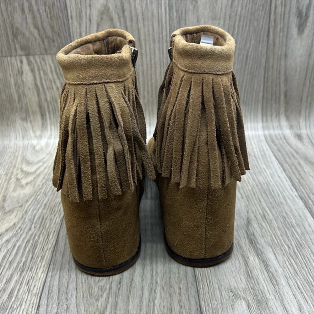 80%20 Fringe Suede Ankle Booties - Tan - Picture 5 of 11